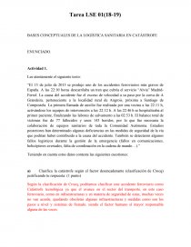 BASES CONCEPTUALES DE LA LOGÍSTICA SANITARIA EN CATÁSTROFE. Página 1
