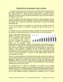 Desarrollo de la población rural y urbana