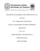 ERGONOMÍA: DEFINICIÓN E IMPORTANCIA