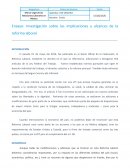 Investigación sobre las implicaciones y alcances de la reforma laboral