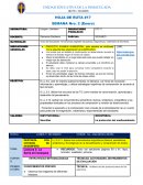 HOJA DE RUTA LENGUA Y LITERATURA