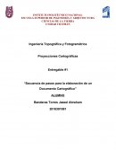 Secuencia de pasos para la elaboración de un documento cartográfico