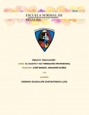 EL SUJETO Y SU FORMACIÓN PROFESIONAL