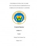 Evaluación del control interno de cuentas bancarias: Análisis de cumplimiento