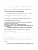 Marketing. Mi rol en empresa