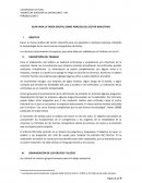 GUÍA PARA LA TAREA GRUPAL SOBRE ANÁLISIS DEL SECTOR INDUSTRIAL