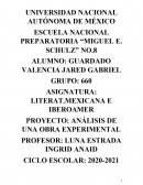 LITERATURA MEXICANA E IBEROAMERICANA