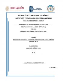 “Implementación de una solución de almacenamiento como un SaaS”. Página 1