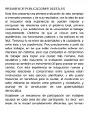 Resumen de Publicaciones Digitales