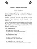 Actividad Comercio Internacional TALLER INCOTERMS