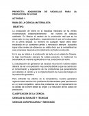 PROYECTO; ADQUISICION DE VAQUILLAS PARA LA PRODUCCION DE LECHE