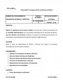 PROCEDIMIENTO DE ADQUISICIONES DE BIENES Y SERVICIOS