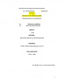 PROYECTO DE INVESTIGACIÓN: “PREVENCIÓN DE ACCIDENTES”