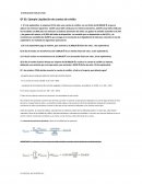 Ejemplo Liquidación de cuentas de crédito