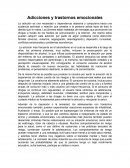 Adicciones y trastornos emocionales