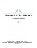 Etapa litica y sus peridos