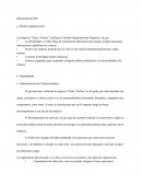 Diseño Organizacional . Empresa “Dulce Postres”