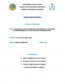 ANÁLISIS DE LOS FACTORES QUE DETERMINAN LA INTENCIÓN DE EMPRENDIMIENTO EN ESTUDIANTES UNIVERSITARIOS