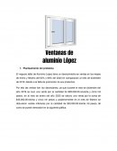 El negocio taller de Aluminio López
