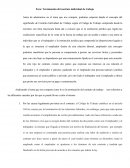 Terminacion contrato individual de trabajo