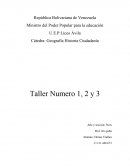 Taller Geografía, Historia y Soberania