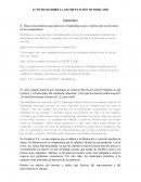 Actividad sobre la segmentación de mercado