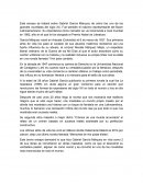 Ensayo Gabriel García Márquez