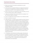 Cuestionario de enzimas