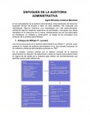Enfoque de la auditoria administrativa