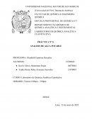 PRÁCTICA Nº 5: ANALISIS DE AGUA POTABLE