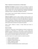 Política: Erradicación de la discriminación en el Ámbito laboral