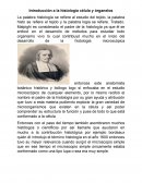 Introducción a la histología célula y órganelos