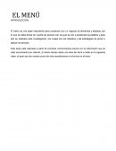 Menú