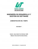 ADMINISTRACIÓN DEL TIEMPO. Paradigmas en el entorno personal