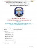 INSTRUMENTOS DE GESTION ADMINISTRATIVA EN LA EMPRESA “MOMENTOS DULCE S.A.C.”