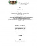 Proyecto de vida Objetivo general