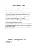 Trabajo tecnología