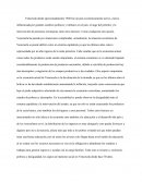 Aspectos políticos, económicos y sociales de Venezuela