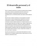 Desarrollo personal y el exito