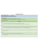 Ejemplo de secuencia didáctica