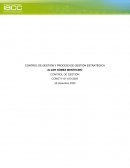 CONTROL DE GESTIÓN Y PROCESO DE GESTIÓN ESTRATÉGICA