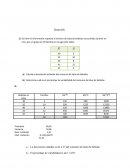 Estadística. Cálculo de variación