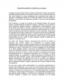 Desarrollo sostenible, el desafío que nos espera