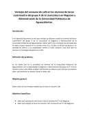 El proyecto “Cafetero”