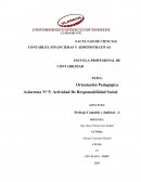 Orientación Pedagógica Asincrona N° 5: Actividad De Responsabilidad Social