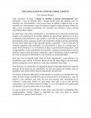 EDUCAR ES ENSEÑAR A PENSAR CORRECTAMENTE