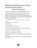 Criterios de evaluacion financiera