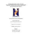 Proyecto de Intervención Lectoescritura: bases para una buena cultura