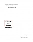 Análisis de requerimientos
