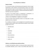 Uso de Big Data en el Gobierno